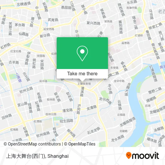 上海大舞台(西门) map