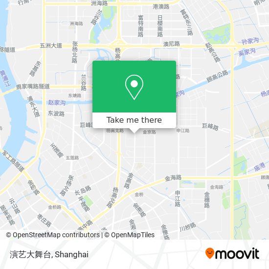 演艺大舞台 map