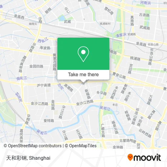 天和彩钢 map