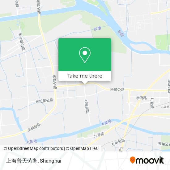 上海普天劳务 map