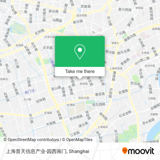 上海普天信息产业-园西南门 map