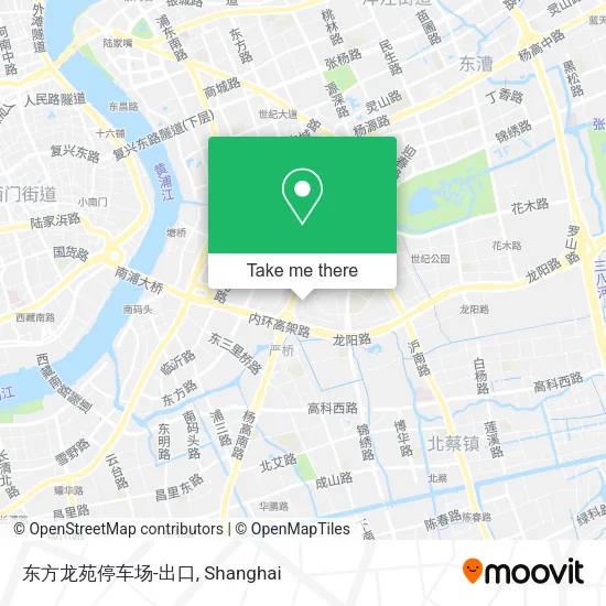 东方龙苑停车场-出口 map
