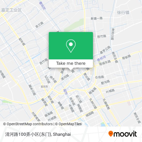 清河路100弄小区(东门) map