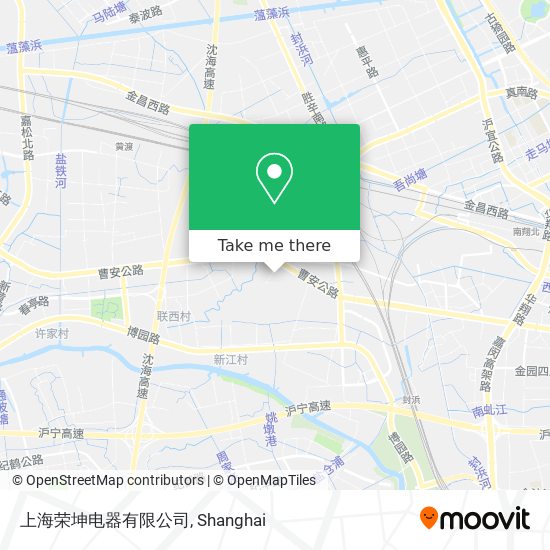 上海荣坤电器有限公司 map