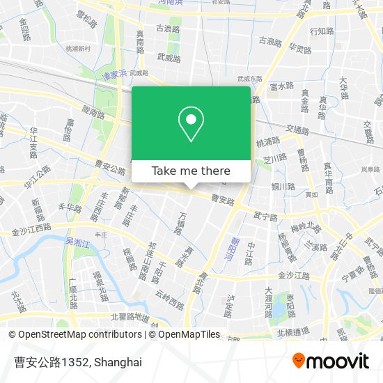 曹安公路1352 map