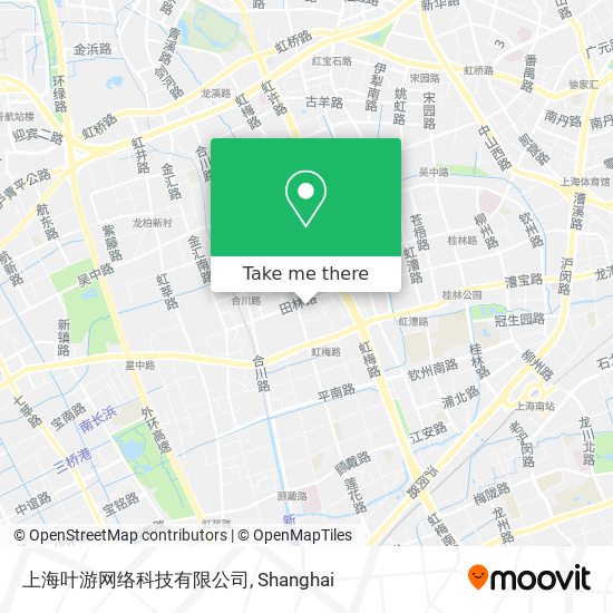上海叶游网络科技有限公司 map
