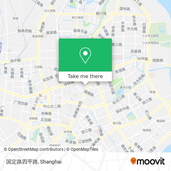 国定路四平路 map