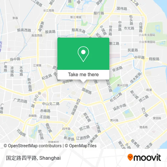 国定路四平路 map