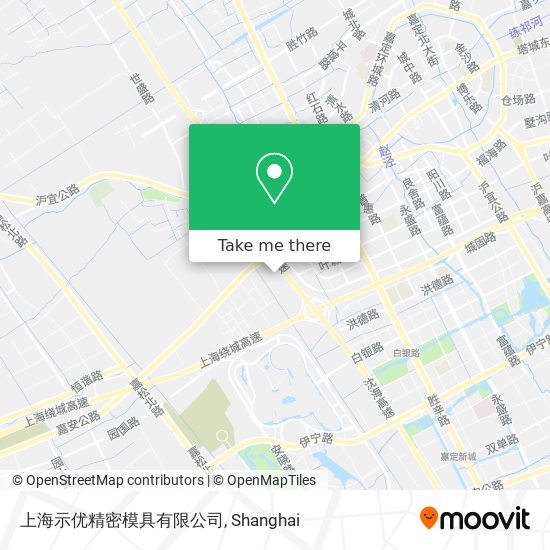 上海示优精密模具有限公司 map