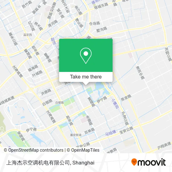 上海杰示空调机电有限公司 map