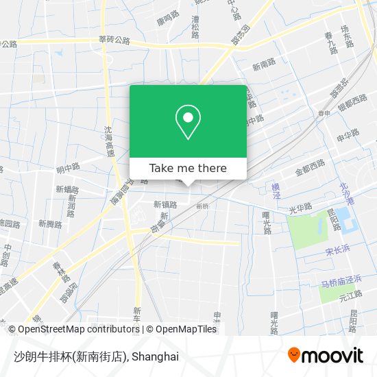 沙朗牛排杯(新南街店) map