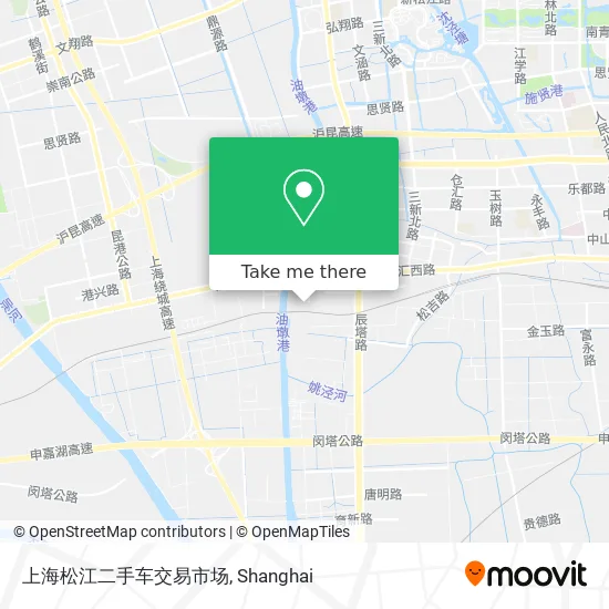 上海松江二手车交易市场 map