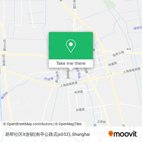 易帮社区it连锁(南亭公路店js052) map