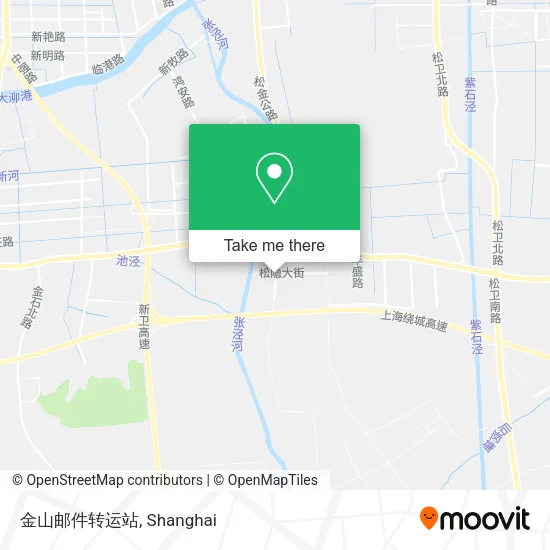 金山邮件转运站 map
