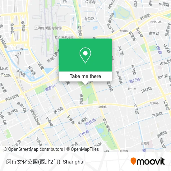 闵行文化公园(西北2门) map