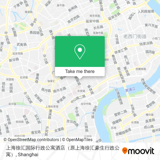 上海徐汇国际行政公寓酒店（原上海徐汇豪生行政公寓） map