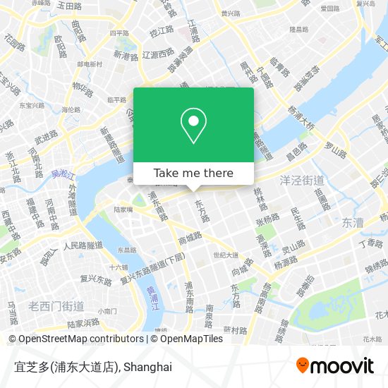 宜芝多(浦东大道店) map