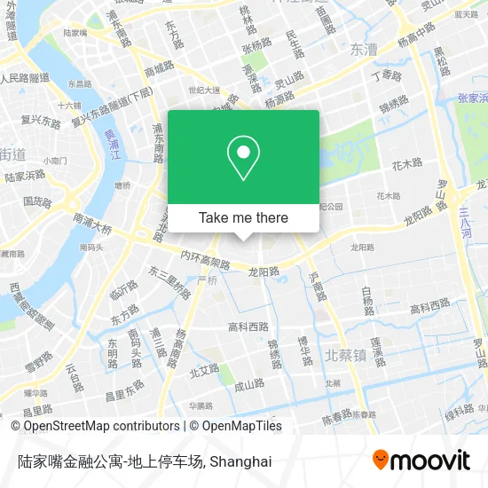 陆家嘴金融公寓-地上停车场 map
