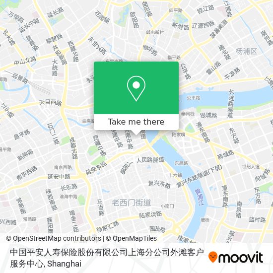 中国平安人寿保险股份有限公司上海分公司外滩客户服务中心 map