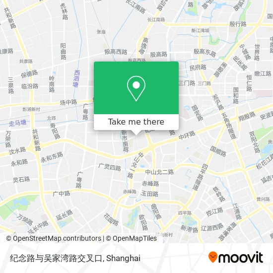 纪念路与吴家湾路交叉口 map