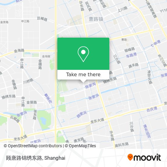 顾唐路锦绣东路 map
