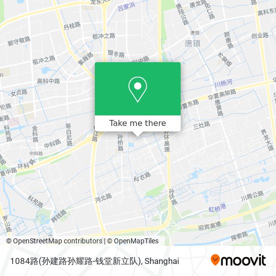 1084路(孙建路孙耀路-钱堂新立队) map