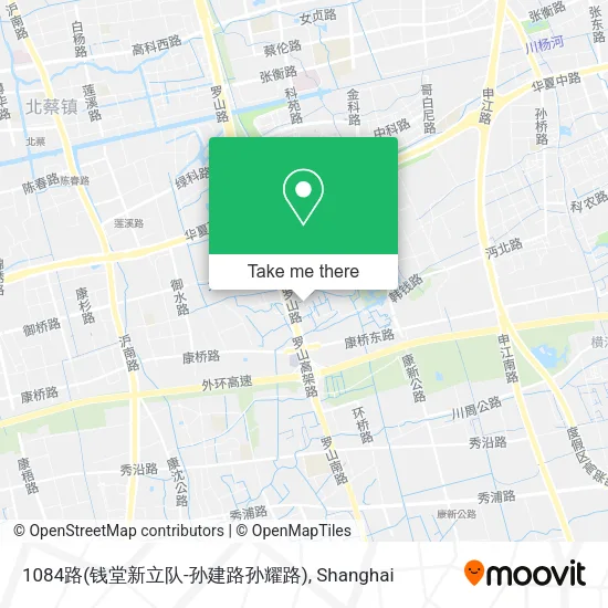 1084路(钱堂新立队-孙建路孙耀路) map
