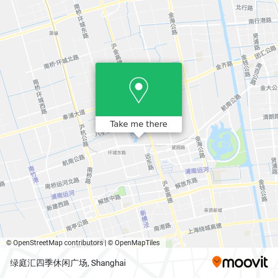 绿庭汇四季休闲广场 map