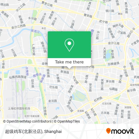 超级鸡车(北新泾店) map