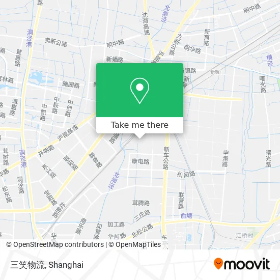 三笑物流 map