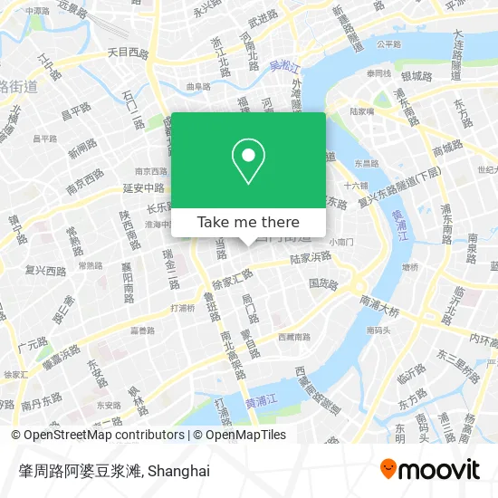 肇周路阿婆豆浆滩 map