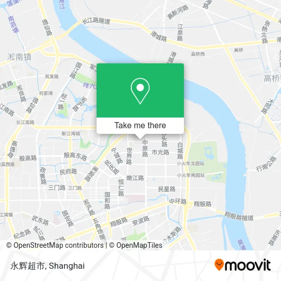 永辉超市 map