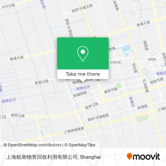 上海航南物资回收利用有限公司 map