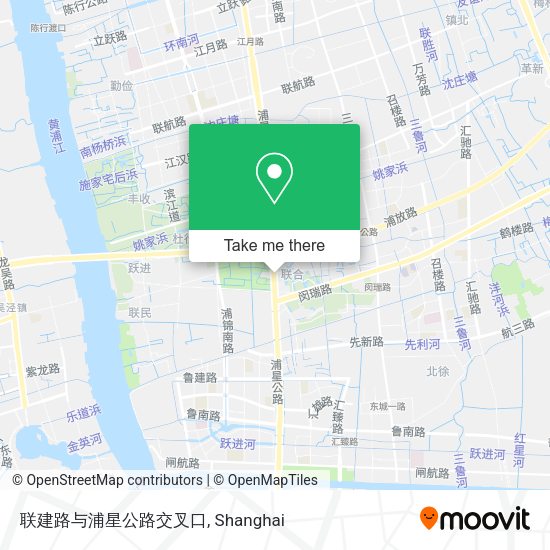 联建路与浦星公路交叉口 map