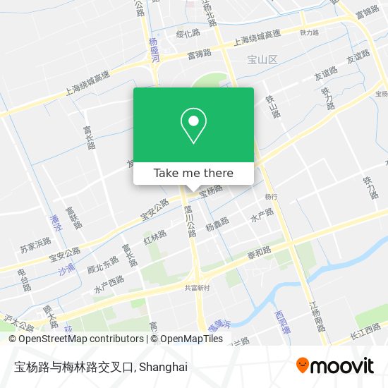 宝杨路与梅林路交叉口 map