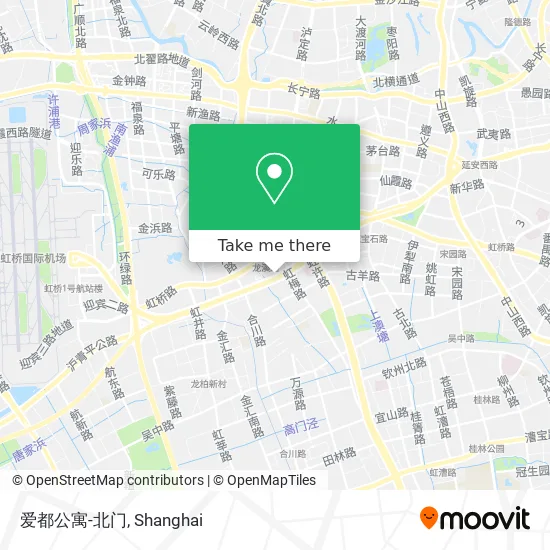 爱都公寓-北门 map