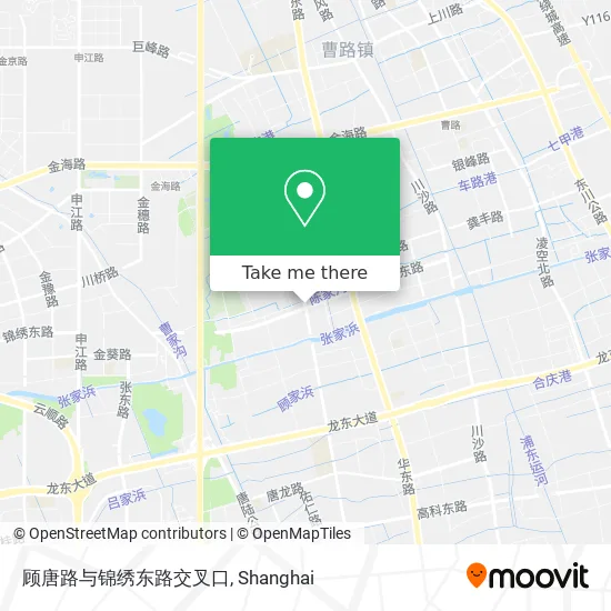 顾唐路与锦绣东路交叉口 map