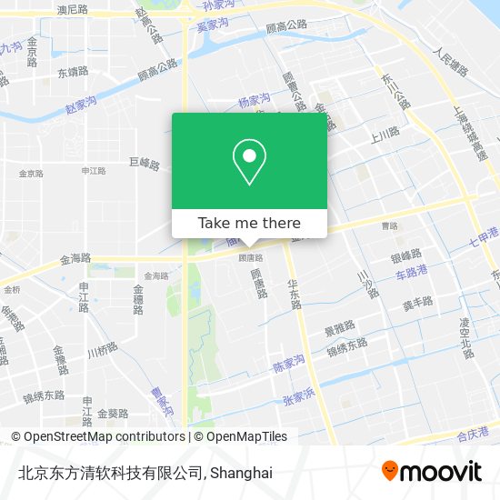 北京东方清软科技有限公司 map