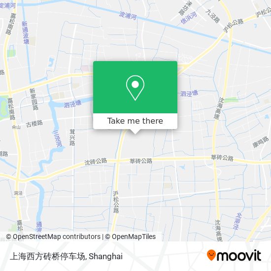 上海西方砖桥停车场 map