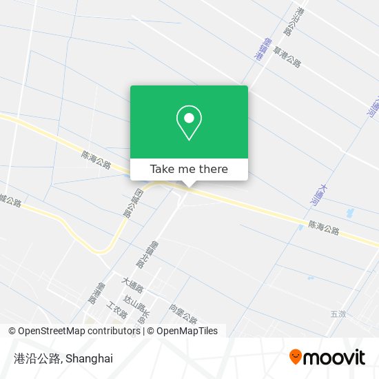港沿公路 map