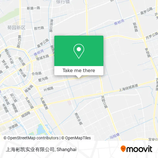 上海彬凯实业有限公司 map