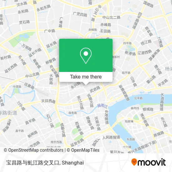 宝昌路与虬江路交叉口 map