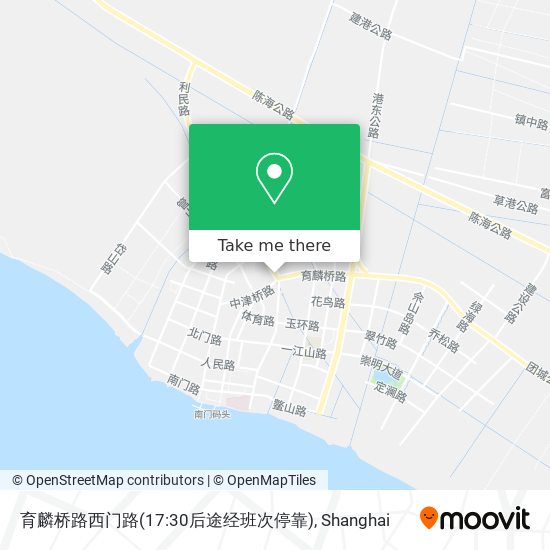 育麟桥路西门路(17:30后途经班次停靠) map