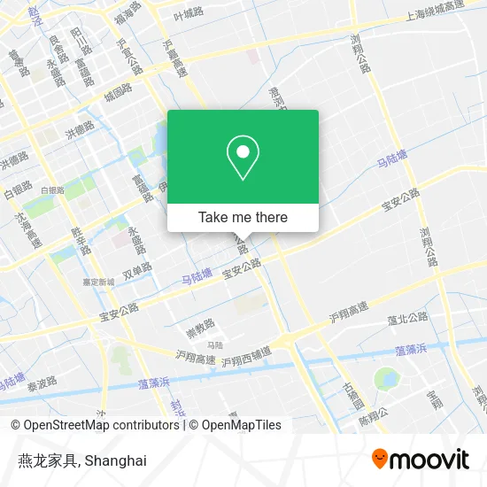 燕龙家具 map