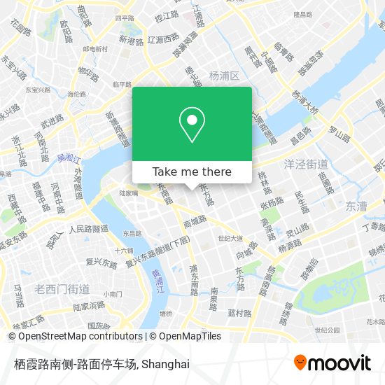 栖霞路南侧-路面停车场 map