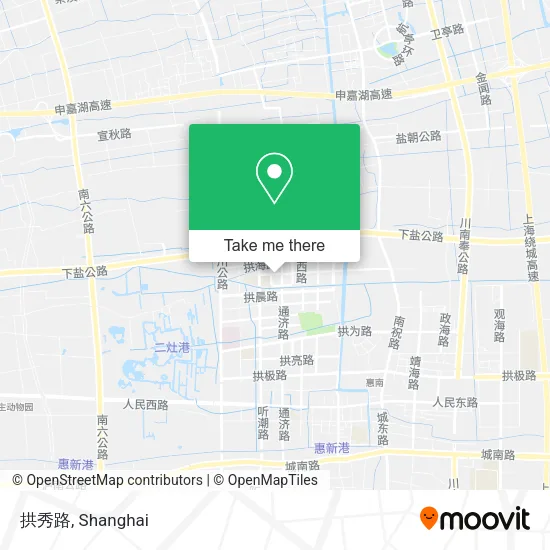 拱秀路 map