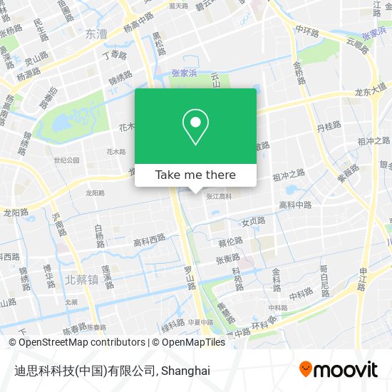 迪思科科技(中国)有限公司 map