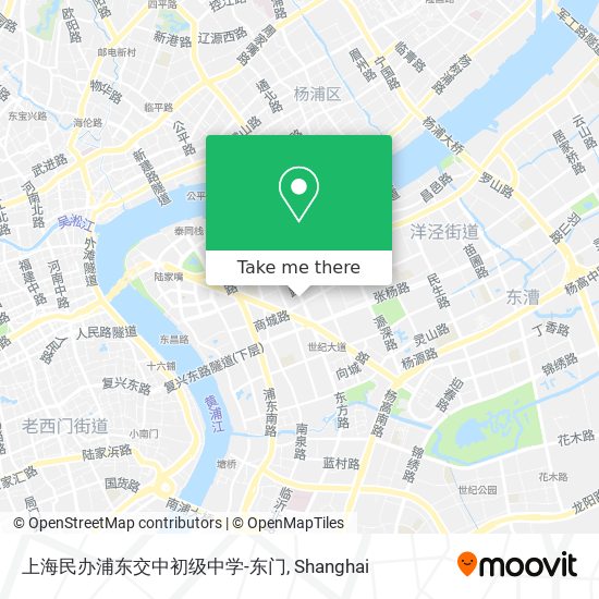 上海民办浦东交中初级中学-东门 map
