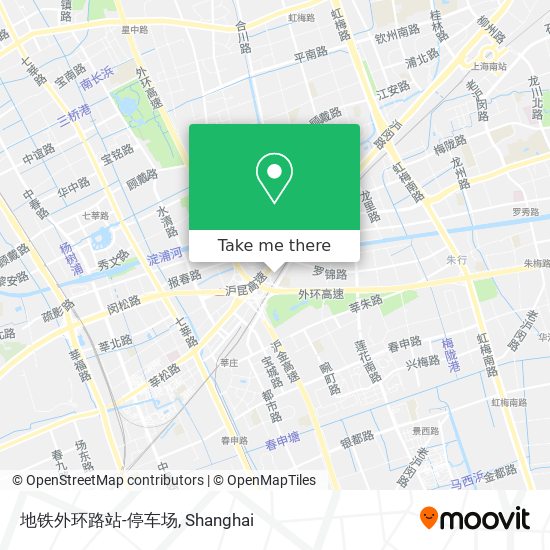 地铁外环路站-停车场 map