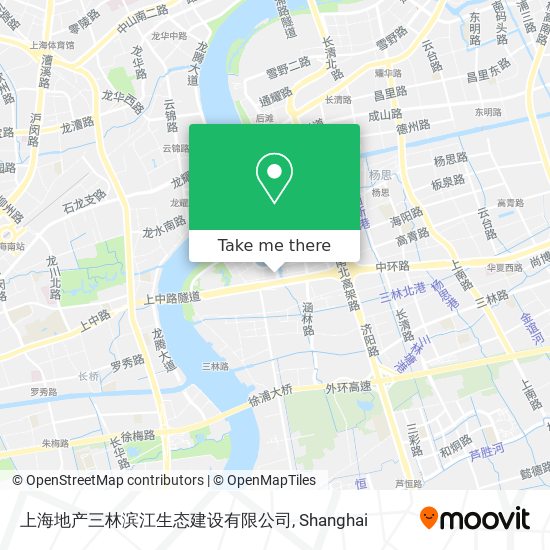 上海地产三林滨江生态建设有限公司 map
